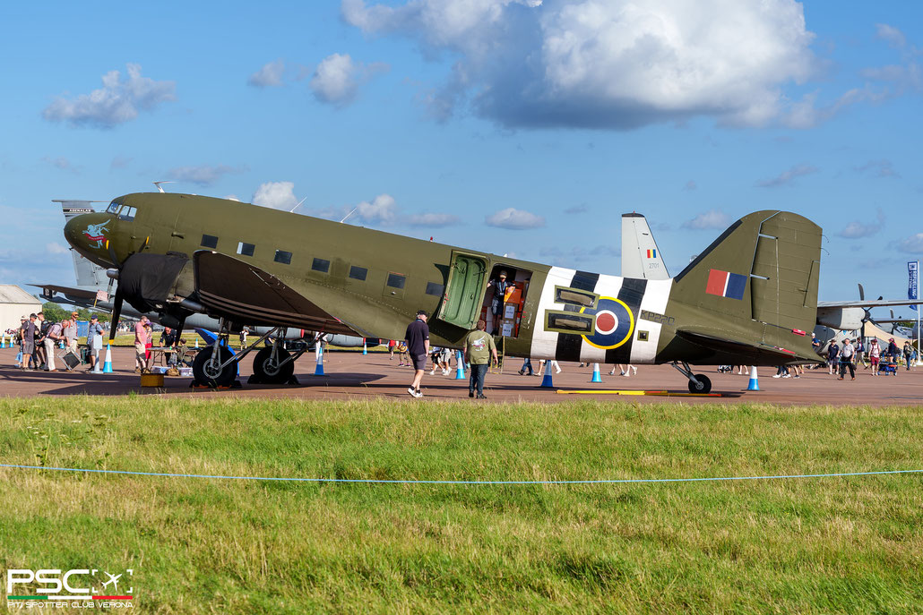 G-ANAF Douglas C-47B-35DK 33436 16688 R-1820  RVL Aviation 1945 @ RIAT 2024 © Piti Spotter Club Verona