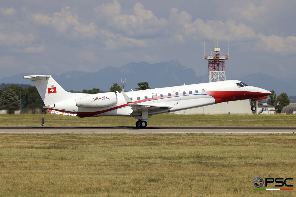 HB-JFL ERJ135BJ 14501057 Nomad Aviation @ Aeroporto di Verona 18.08.2018  © Piti Spotter Club Verona
