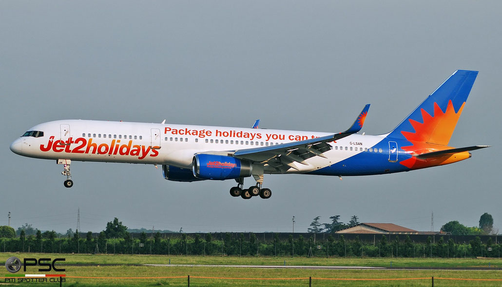 G-LSAN B757-2K2 26635/608 Jet2 @ Aeroporto di Verona 06.2019  © Piti Spotter Club Verona
