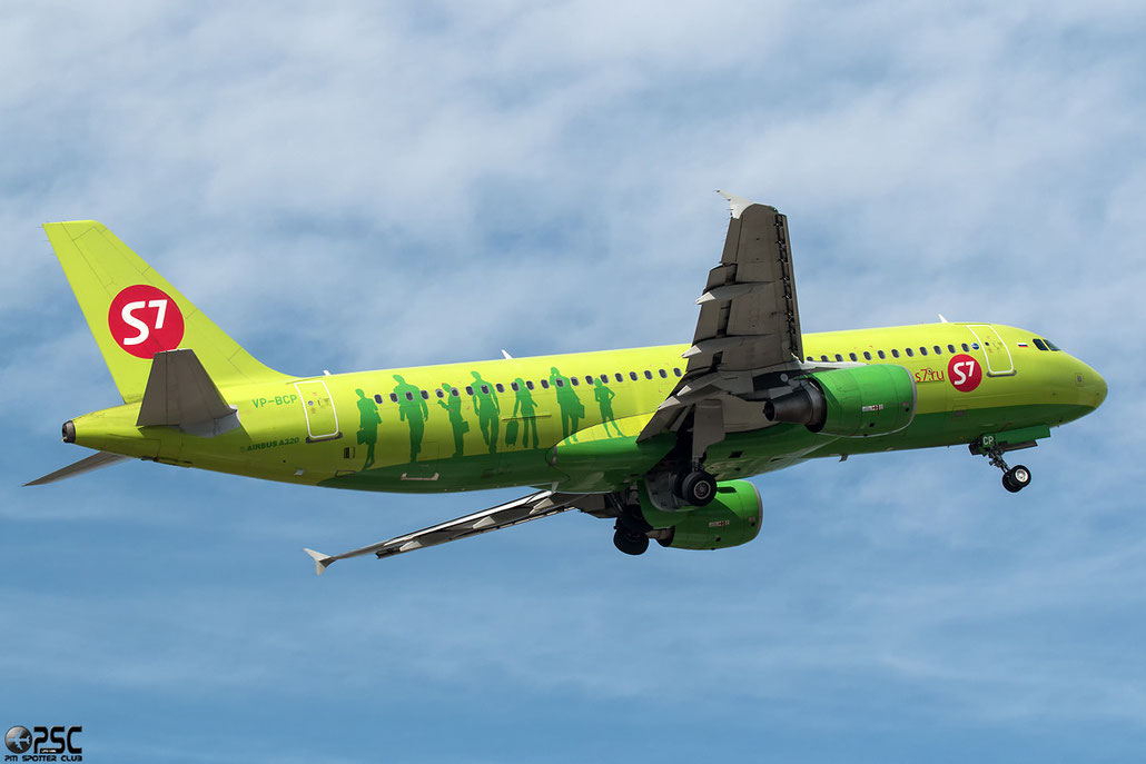 VP-BCP A320-214 3473 S7 Airlines