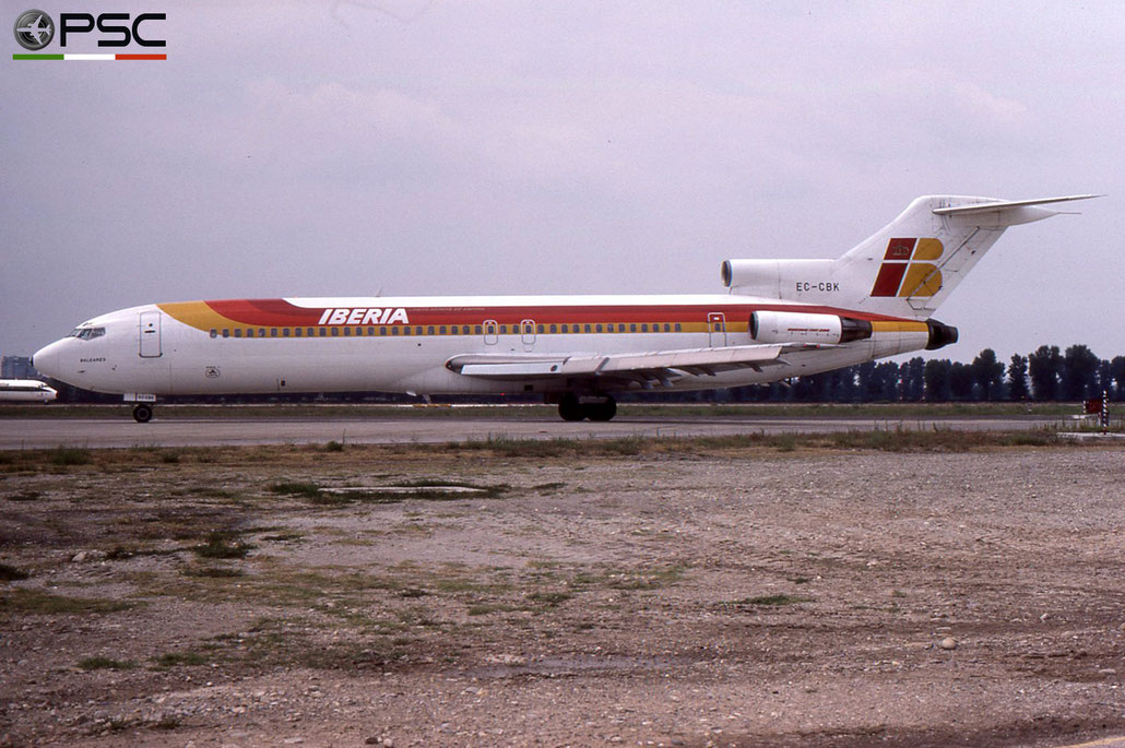 EC-CBK B727-256 20605/921 Iberia Líneas Aéreas de España © 2018 courtesy of Marco Ceschi - Piti Spotter Club Verona