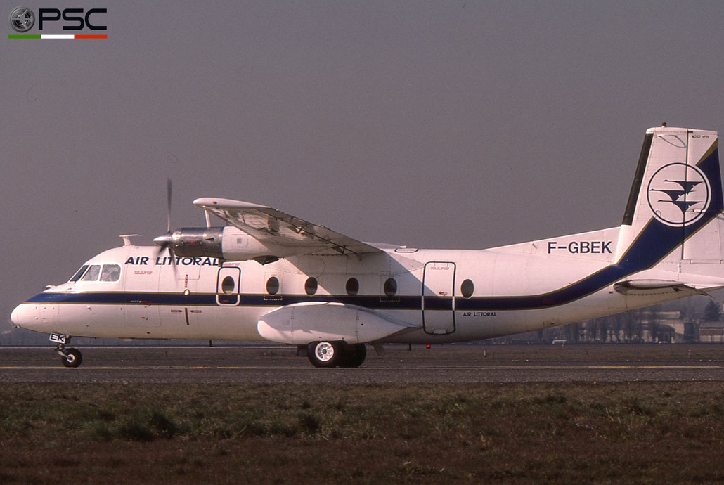 F-GBEK Nord 262A-44 cn 11 Air Littoral © 2018 courtesy of Marco Ceschi - Piti Spotter Club Verona