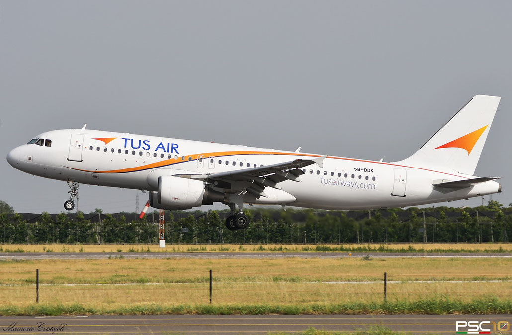 5B-DDK  A320-214  2291  Tus Airways  @ Aeroporto di Verona  06 2022 © Piti Spotter Club Verona