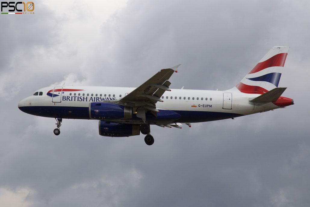  G-EUPM  A319-131  1258  British Airways  @ London Heathrow ©  2022 Piti Spotter Club Verona