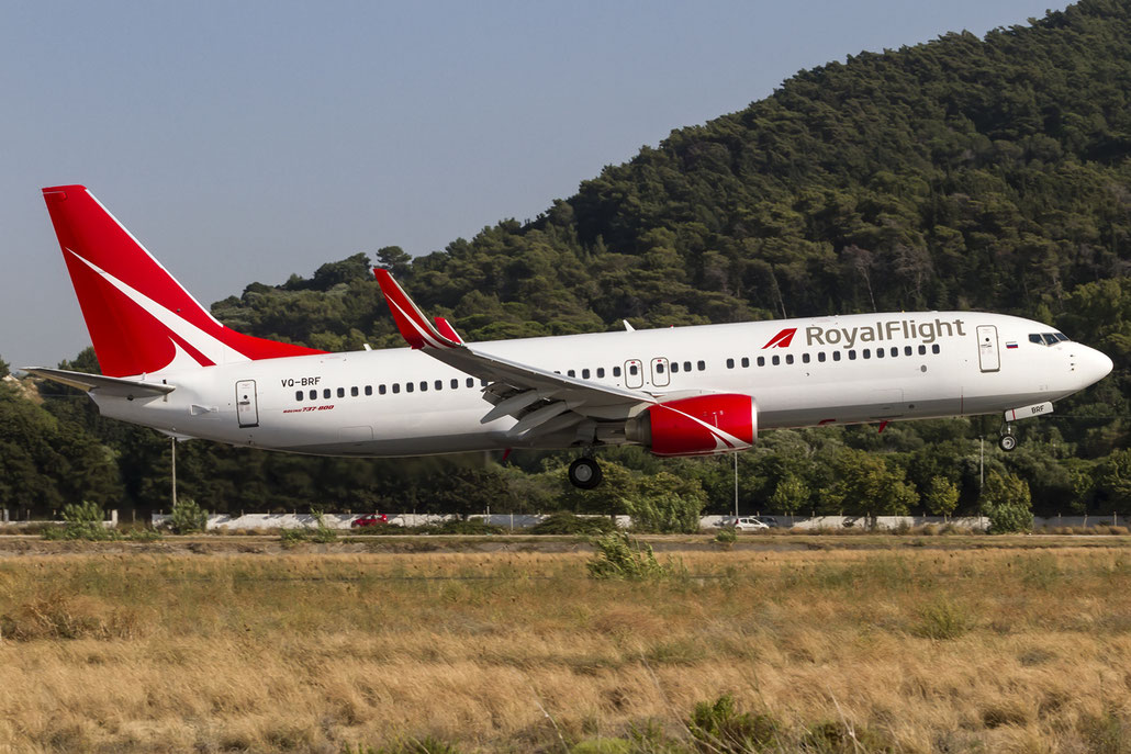 VQ-BRF B737-808 34970/2379 Royal Flight @ Rhodes Airport 08.07.2015 © Piti Spotter Club Verona