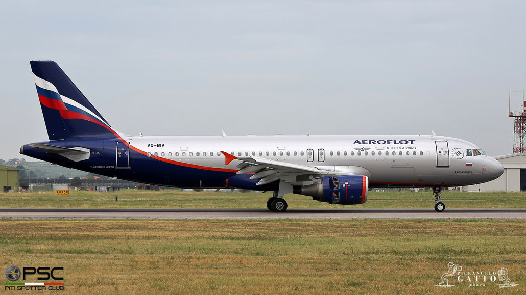 VQ-BIV A320-214 4649 Aeroflot @ Aeroporto di Verona 14.08.2018  © Piti Spotter Club Verona