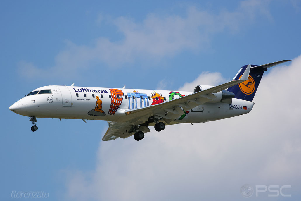 D-ACJH CRJ100LR 7266 Lufthansa @ Frankfurt Airport 2009  © Piti Spotter Club Verona