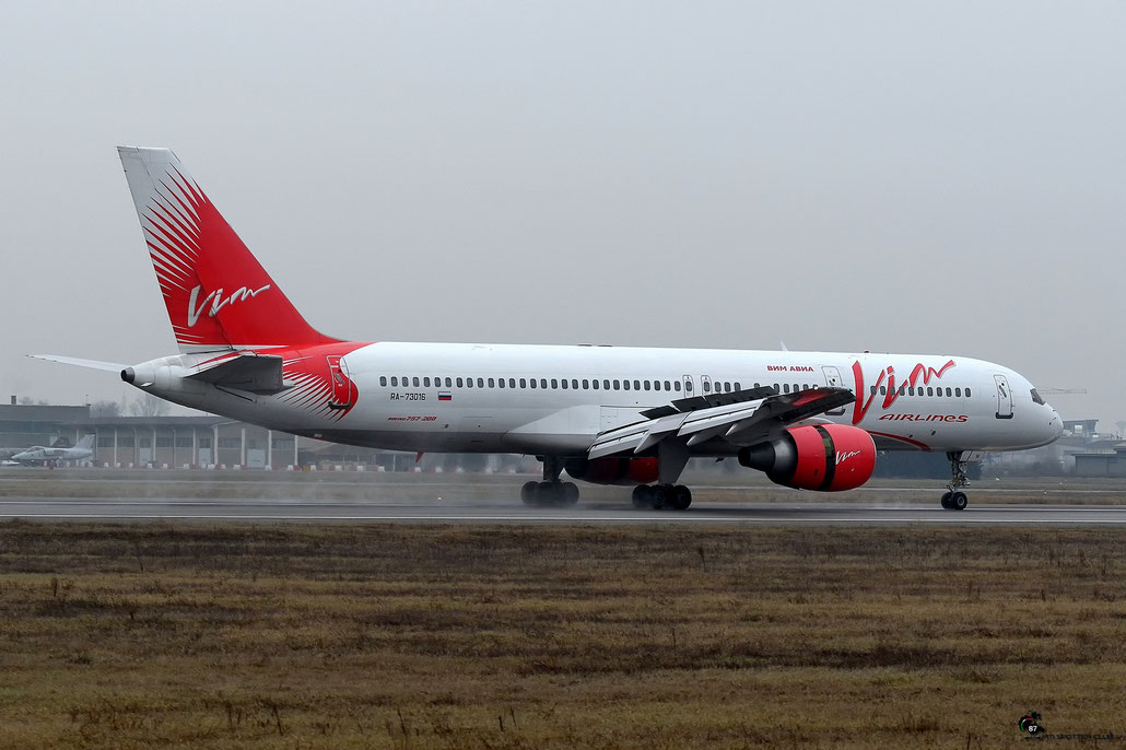 RA-73016 B757-230 26433/521 VIM Airlines @ Aeroporto di Verona 16.02.2017  © Piti Spotter Club Verona