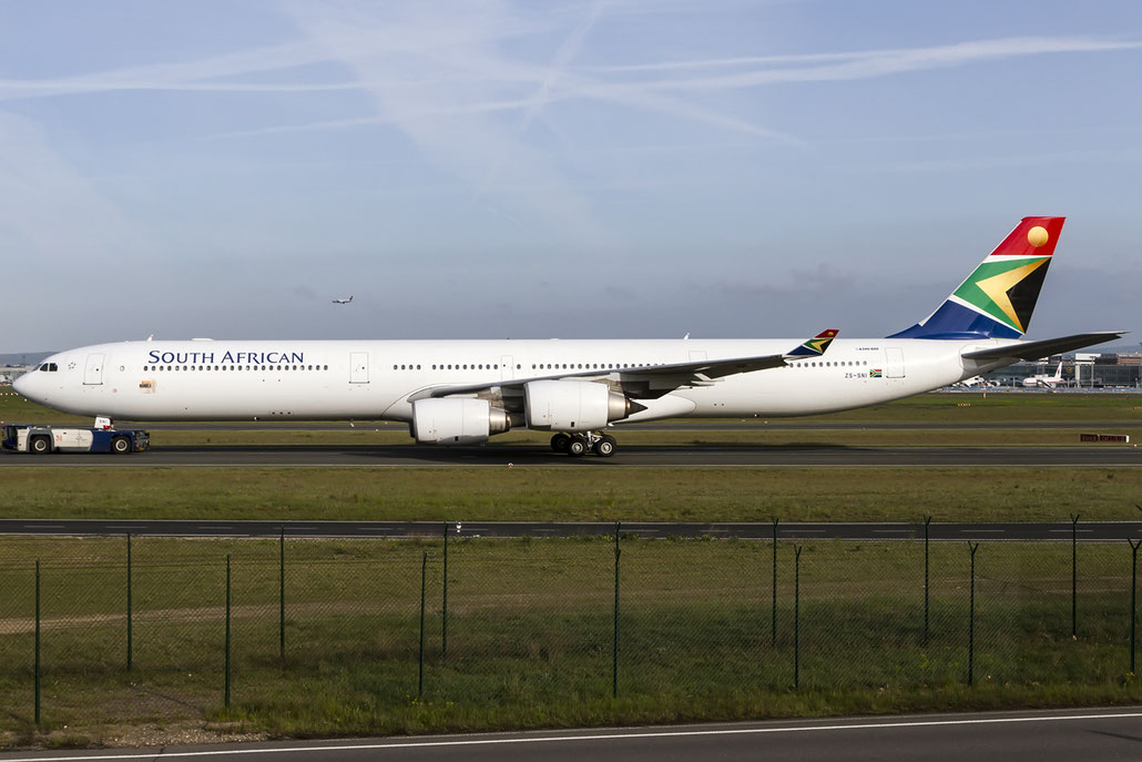 ZS-SNI A340-642 630 South African Airways @ Frankfurt Airport 08.05.2015 © Piti Spotter Club Verona