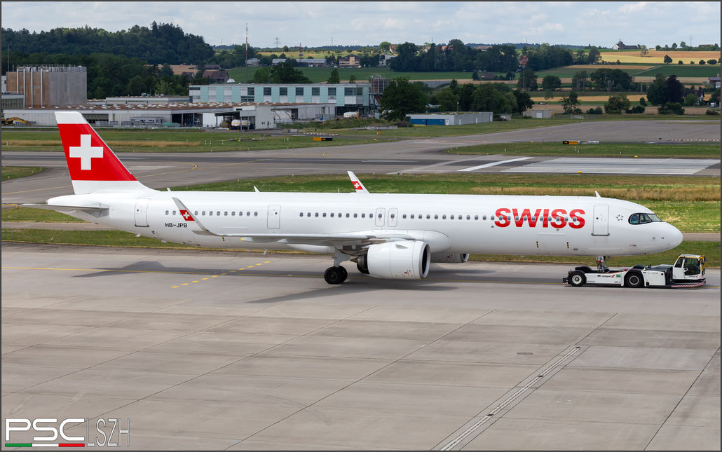HB-JPB A321-271NX 10115 Swiss @ Zurich 07.2023 © Piti Spotter Club Verona