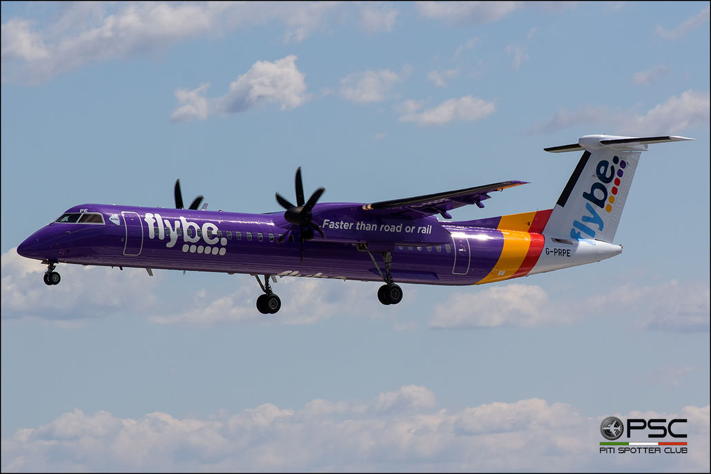 G-PRPE DHC-8-402 4209 Flybe - British European @ Aeroporto di Verona - 06/08/2016 © Piti Spotter Club Verona