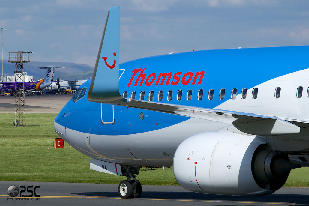G-TAWA B737-8K5 37264/3907 Thomson Airways @ Manchester Airport 13.05.2014  © Piti Spotter Club Verona