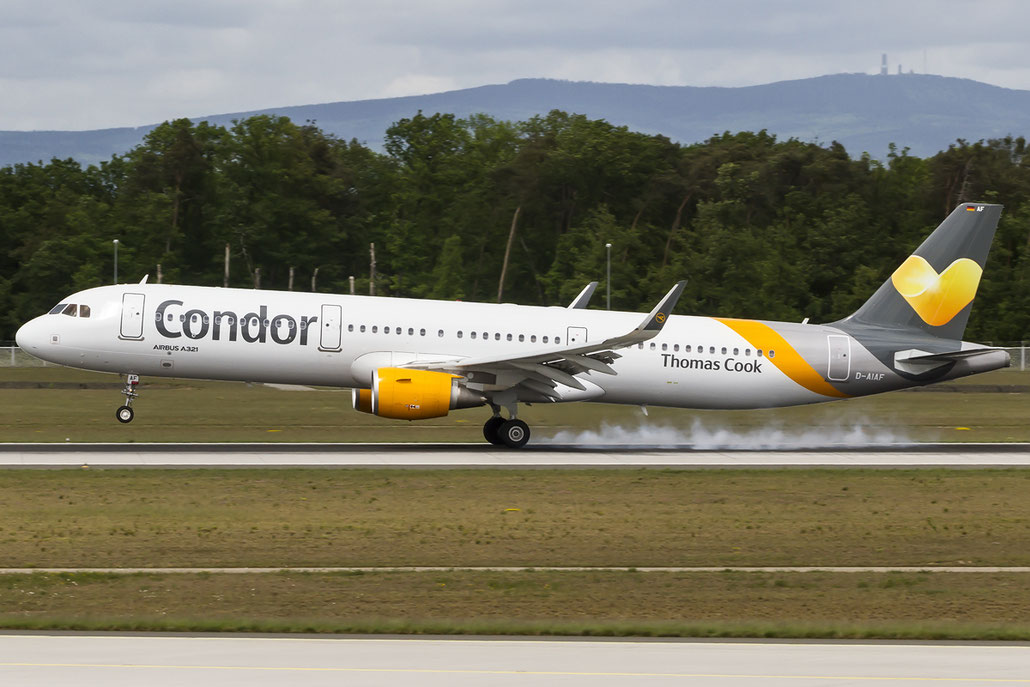 D-AIAF A321-211 6459 Condor Flugdienst @ Frankfurt Airport 08.05.2015 © Piti Spotter Club Verona