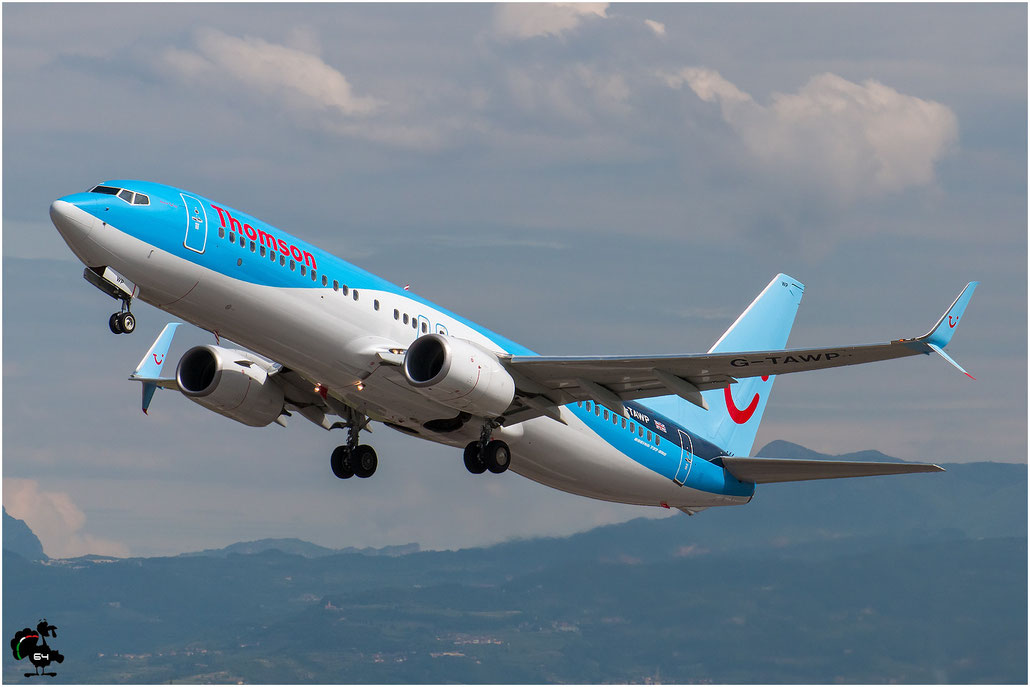 G-TAWP B737-8K5 37257/4412 Thomson Airways @ Aeroporto di Verona © Piti Spotter Club Verona