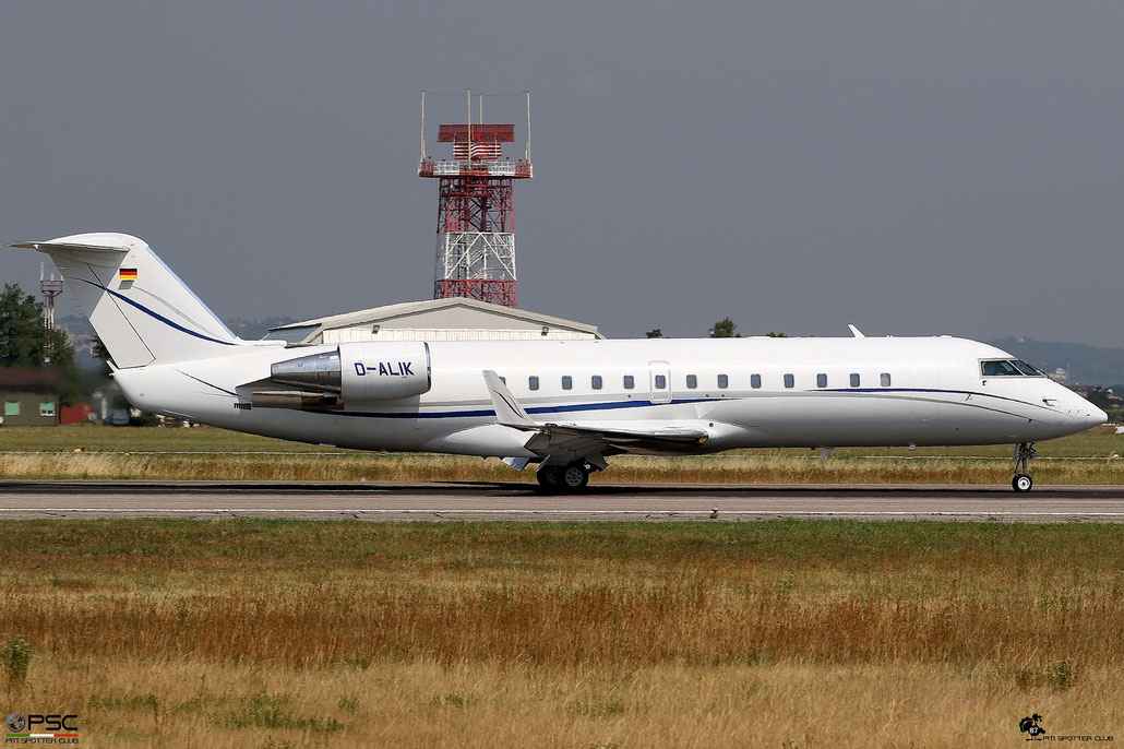 D-ALIK CL-850 8066 Imperial Jet Europe @ Aeroporto di Verona 08.07.2017  © Piti Spotter Club Verona
