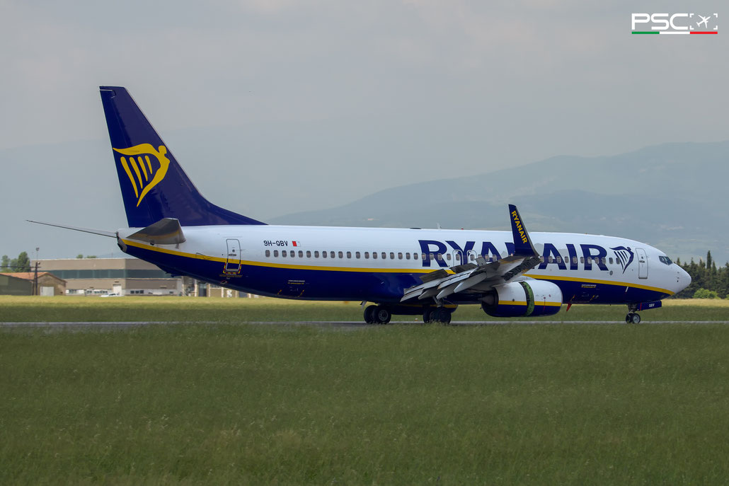 9H-QBV Boeing 737-8AS 44722 5761 cfm56-7B26E  Malta Air>Ryanair 2016 @ Aeroporto di Verona 05 2025 © Piti Spotter Club Verona