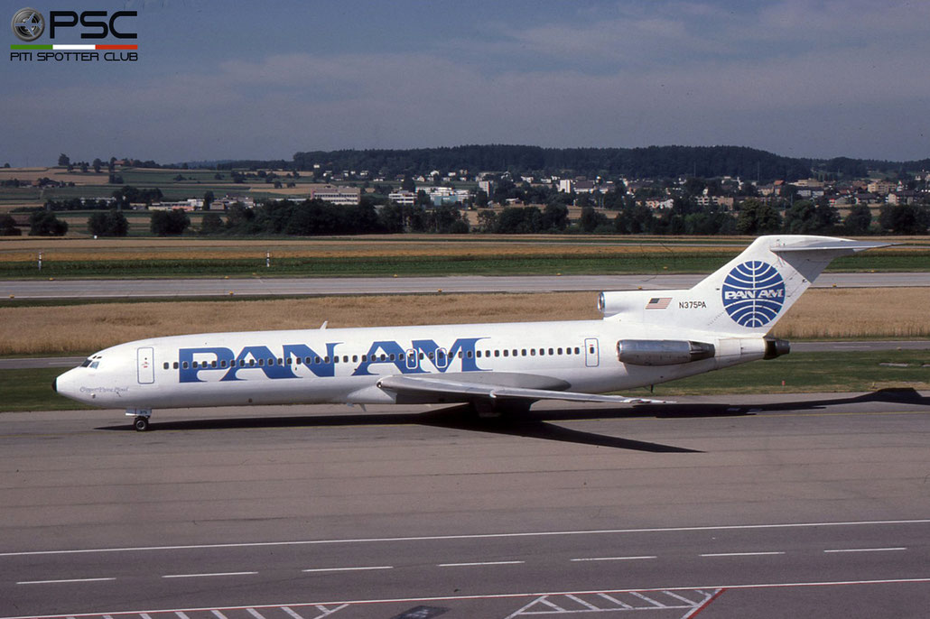 N375PA B727-214 20875/1020 Pan Am - Pan American World Airways © 2018 courtesy of Marco Ceschi - Piti Spotter Club Verona