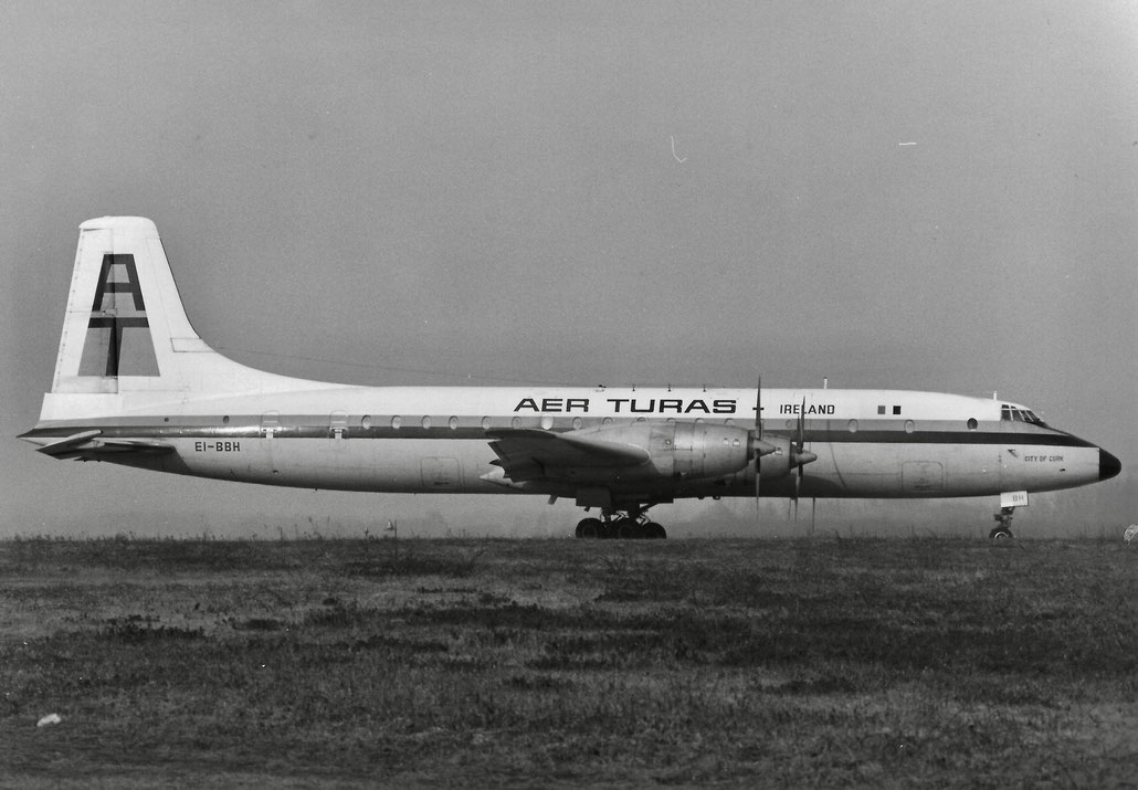 EI-BBH Bristol 175 Britannia 253C 13436  Bristol Proteus  Aer Turas 1959 © collezione Maurizio Noè p.g.c. - Piti Spotter Club Verona 