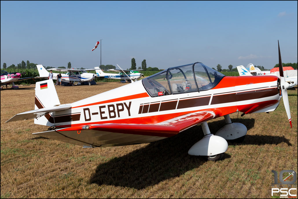 D-EBPY photos · Aircraft: Jodel D120 Paris-Nice · Serial #: 242 @ Bagnoli (PD) © 2022 Piti Spotter Club Verona