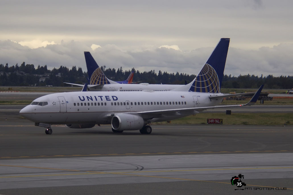 N27724 B737-724 28791/283 United Airlines @ Seattle Tacoma Airport 25.09.2015 © Piti Spotter Club Verona