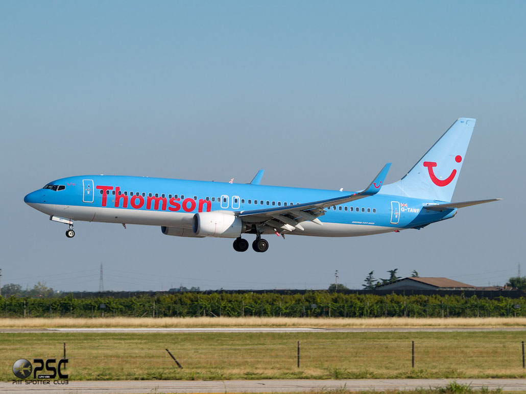 Boeing 737 Next Gen - MSN 37244 - G-TAWF  @ Aeroporto di Verona © Piti Spotter Club Verona
