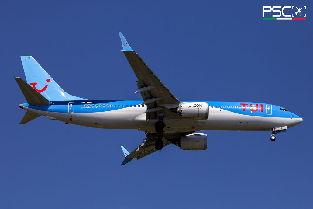 G-TUMZ Boeing 737-8 MAX 44663 8951 LEAP-1B Catania TUI Airways 2024 @ Aeroporto di Verona 08 2024 © Piti Spotter Club Verona
