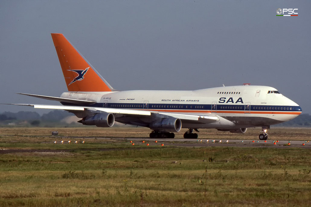 ZS-SPE B747SP-44 21254/298 South African Airways © 2017 courtesy of Marco Ceschi - Piti Spotter Club Verona