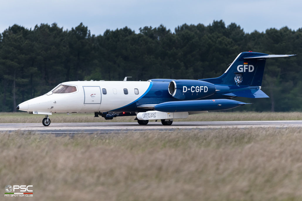 D-CGFD  Learjet 35A  35A-139  GFD GmbH  © Piti Spotter Club Verona 