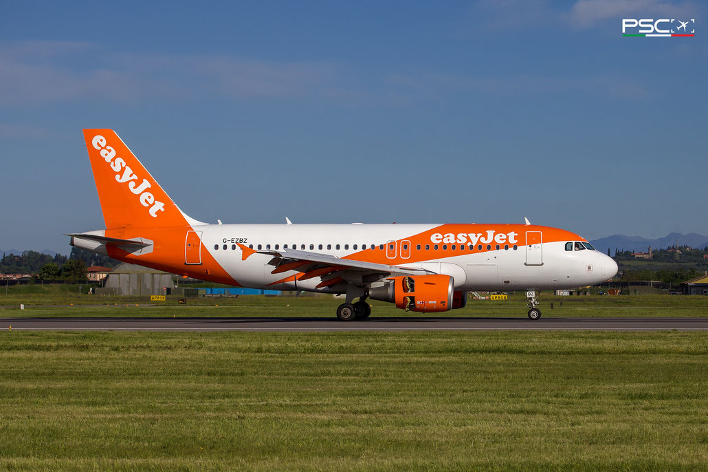 G-EZBZ Airbus A319-111 3184  cfm56-5B5/P  easyJet 2007  @ Aeroporto di Verona 04 2024 © Piti Spotter Club Verona