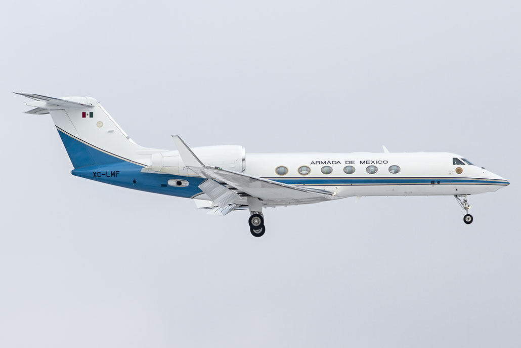 XC-LMF G450 4128 Armada de México - Mexican Navy @ Zurich Airport 20.01.2016 © Piti Spotter Club Verona