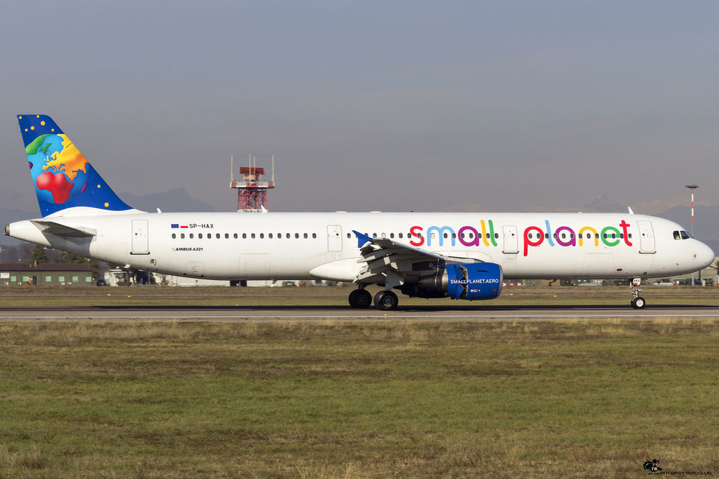 SP-HAX A321-211 2903 Small Planet Airlines Poland @ Aeroporto di Verona 20.01.2018  © Piti Spotter Club Verona