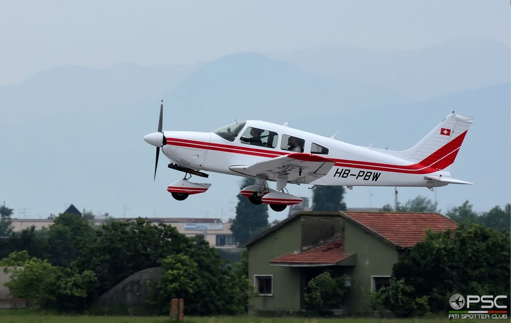 HB-PBW Piper PA-28-181@ Aeroporto di Verona 07.05.2017  © Piti Spotter Club Verona