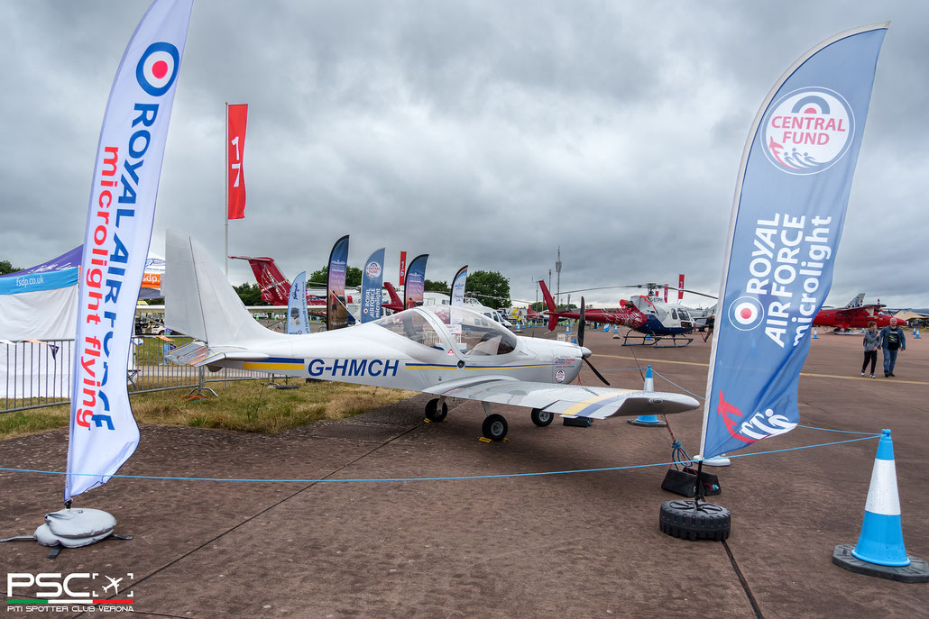  G-HMCH  Evektor EV-97 Eurostar · Serial #: 2016-4239 @ RIAT 2024 © Piti Spotter Club Verona