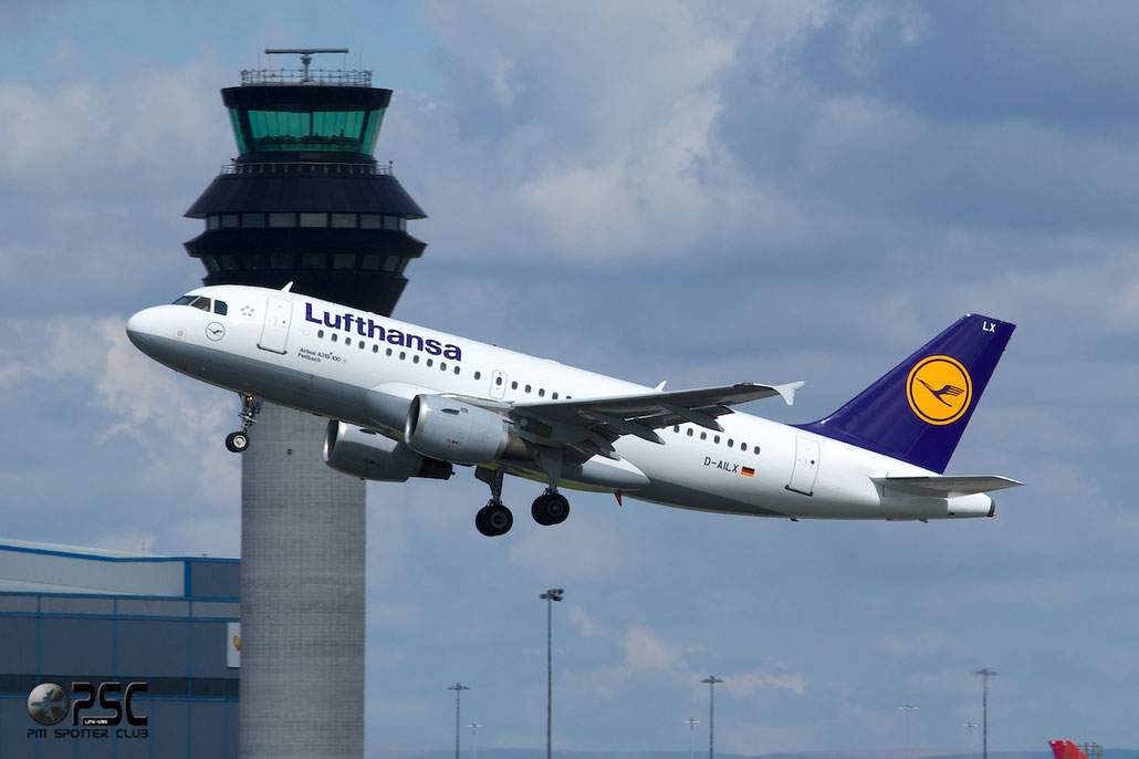 D-AILX A319-114 860 Lufthansa @ Manchester Airport 13.05.2014 © Piti Spotter Club Verona