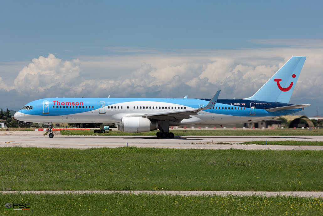 G-OOBC B757-28A 33098/1026 Thomson Airways @ Aeroporto di Verona - 15/06/2016 © Piti Spotter Club Verona