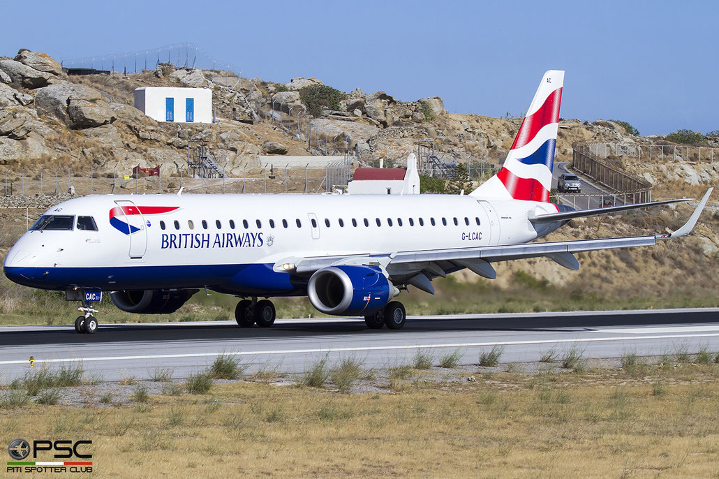 G-LCAC  ERJ190LR  19000513  British Airways  © Piti Spotter Club Verona 
