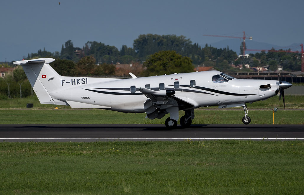 F-HKSI  PC-12/47NGX  2092  Arkea Credit Bail @ Aeroporto di Verona  09 2022 © Piti Spotter Club Verona