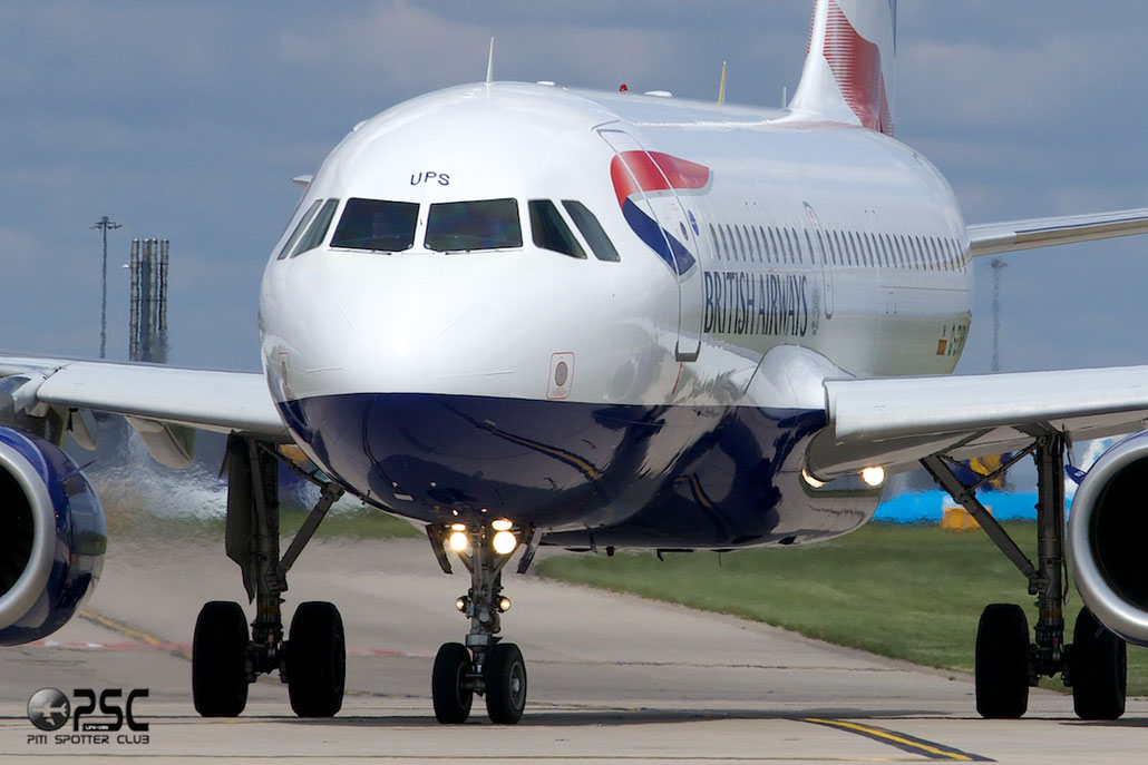G-EUPS A319-131 1338 British Airways @ Manchester Airport 13.05.2014 © Piti Spotter Club Verona