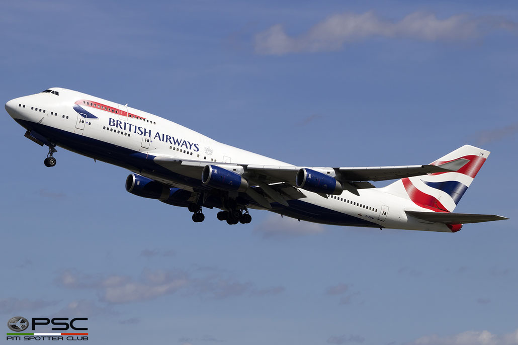 G-CIVW B747-436 25822/1157 British Airways @ London Heathrow Airport 08.2017 © Piti Spotter Club Verona