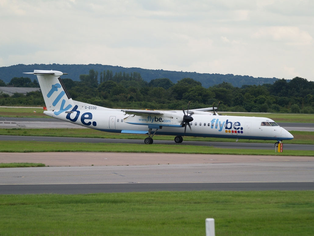 G-ECOO DHC-8-402 4237 Flybe - British European  @ Manchester Airport 20.07.2012 © Piti Spotter Club Verona