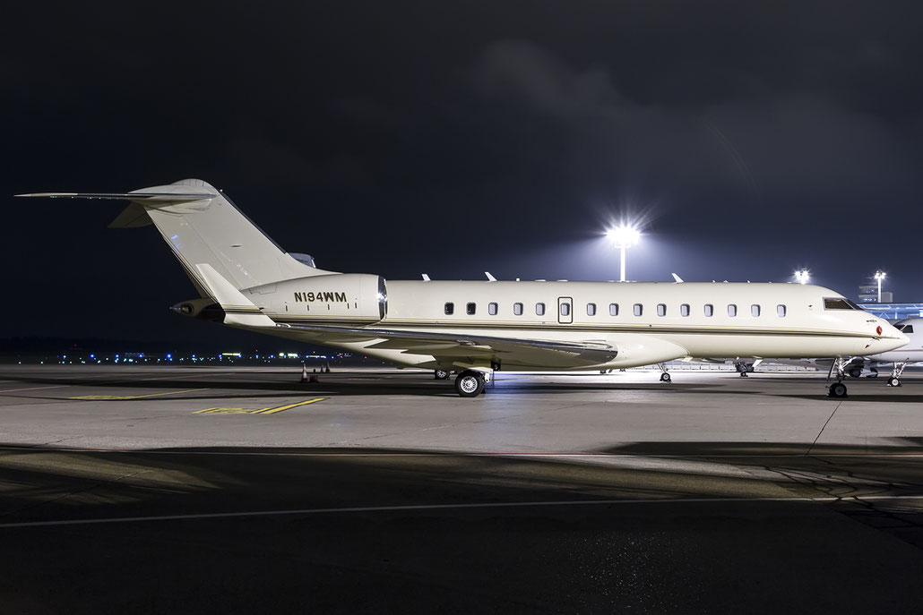 N194WM Global Express XRS 9277 Challenger Administration LLC @ Zurich Airport 01.2015 © Piti Spotter Club Verona