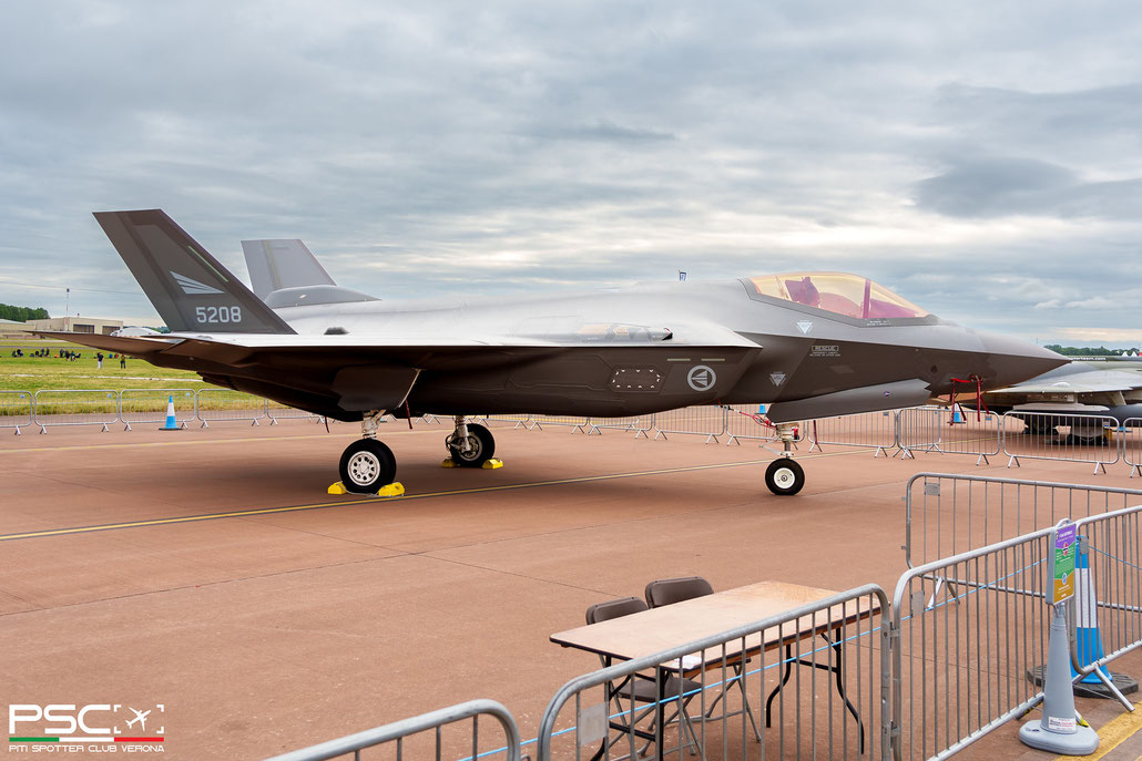 5208  F-35A AM-14 132 Luftving @ RIAT 2024 © Piti Spotter Club Verona