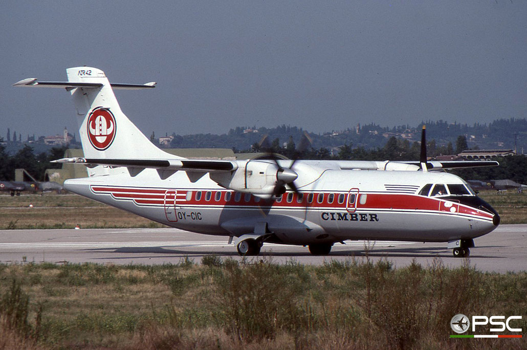 OY-CIC ATR42-310 024 Cimber Air © courtesy of Marco Ceschi - Piti Spotter Club Verona