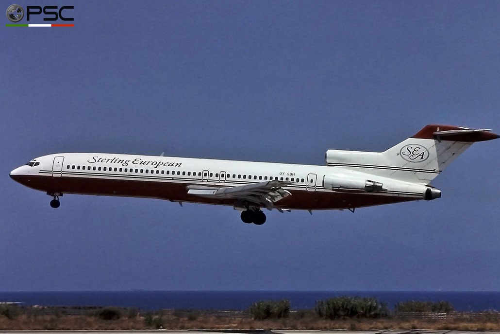 OY-SBH B727-2B7 22164/1743 SEA - Sterling European Airways © 2018 courtesy of Marco Ceschi - Piti Spotter Club Verona
