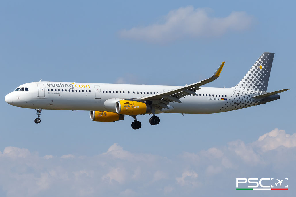 EC-MLM Airbus A321-231 7108  V2533-A5 To Kyma Vueling 2016 @ Barcellona BCN 09 2025 © Piti Spotter Club Verona