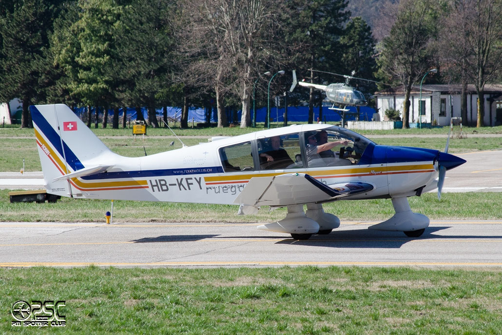 HB-KFY Robin DR-400/180 DR40 2560 Fluggrupep Mollis @ Aeroporto di Bolzano © Piti Spotter Club Verona