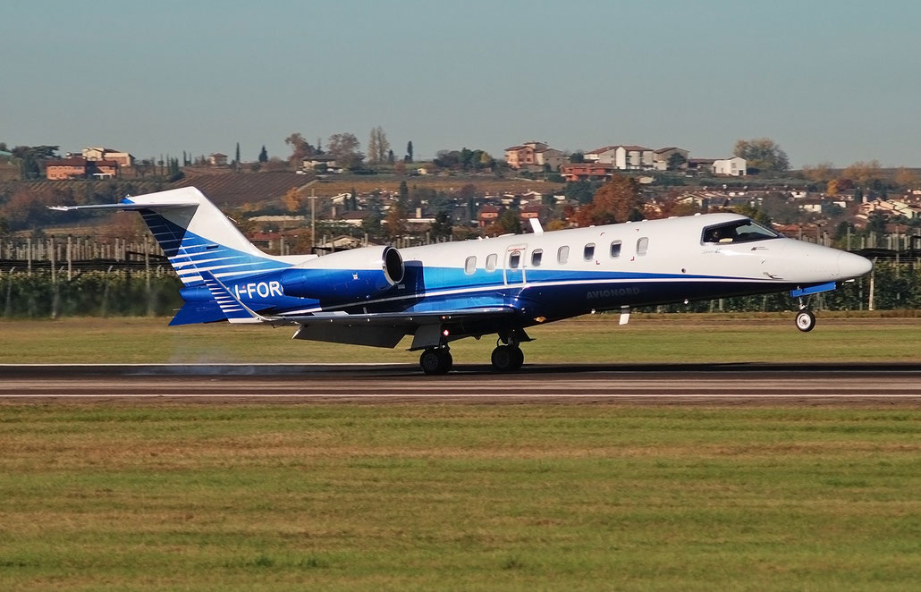 I-FORU  Learjet 45  45-036  Air Four SpA  @ Aeroporto di Verona 11.2020  © Piti Spotter Club Verona