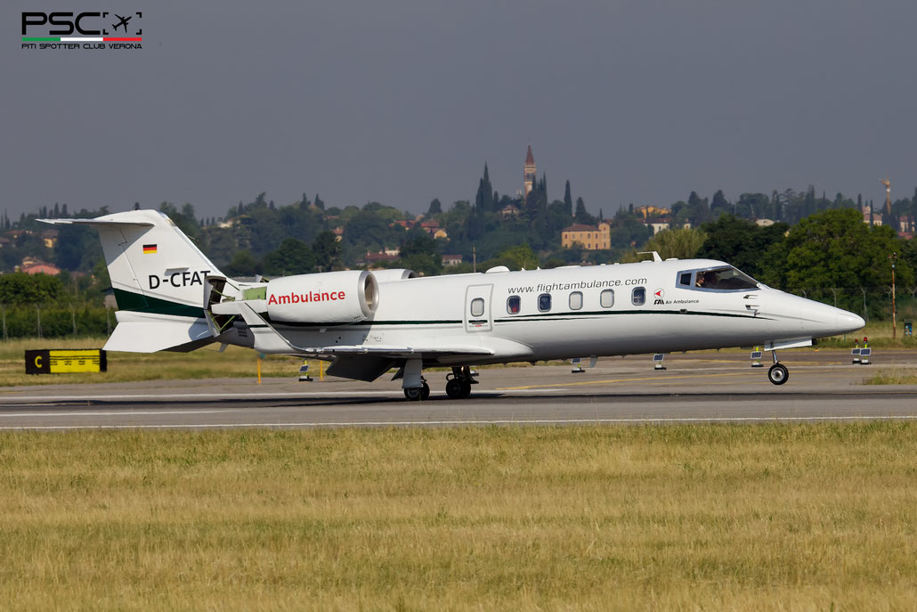 D-CFAT Learjet 60 60-398  PW305A  FAI Rent-a-Jet AG 2011  @ Verona Villafranca 05 2026 © Piti Spotter Club Verona