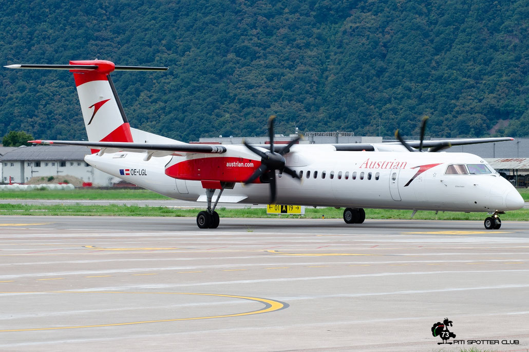 OE-LGL DHC-8-402 4310 Austrian Airlines @ Aeroporto di Bolzano © Piti Spotter Club Verona