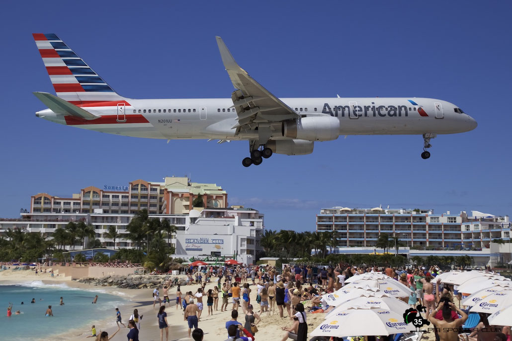 N201UU B757-2B7 27810/678 American Airlines @ Sint Maarten Airport 05.03.2016 © Piti Spotter Club Verona